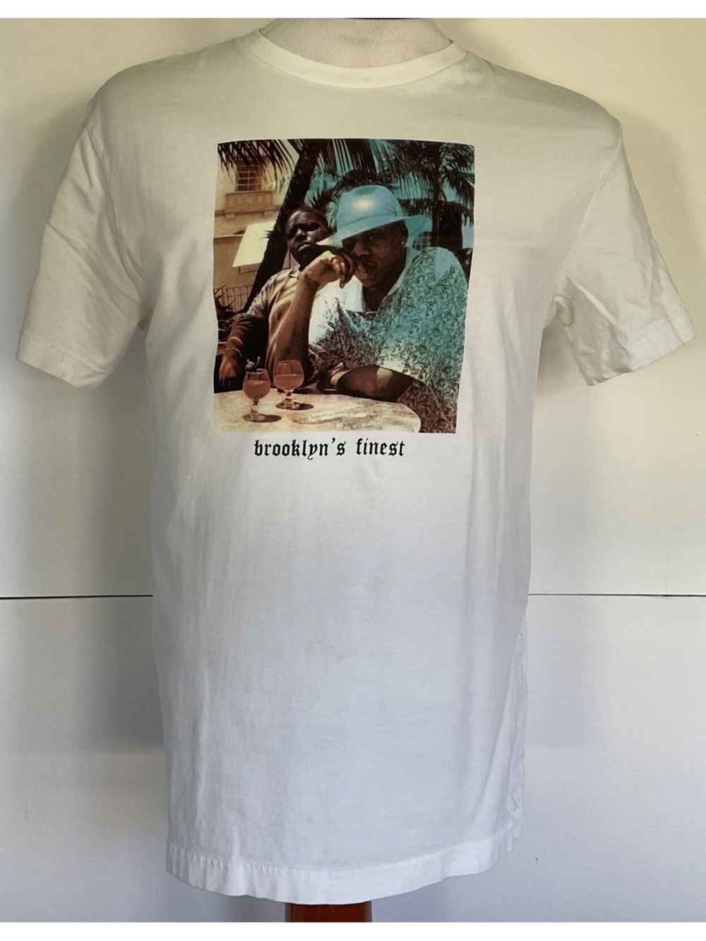 Brooklyn's Finest White Graphic Short Sleeve Tee